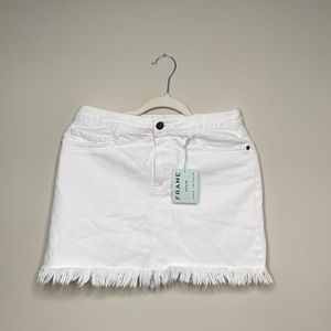Frame Denim Mini Skirt
